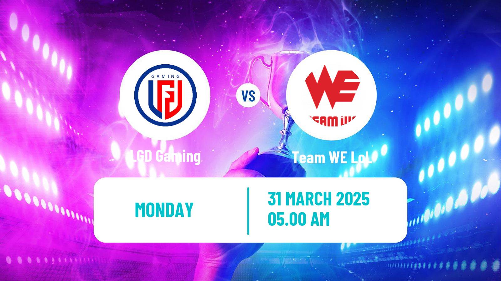 Esports League Of Legends Lpl LGD Gaming - Team WE