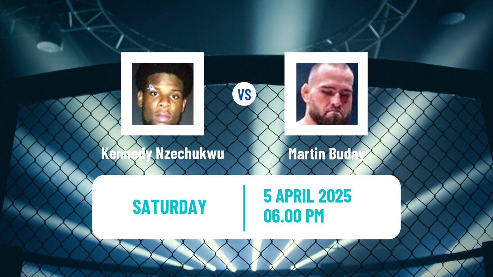 MMA Heavyweight UFC Men Kennedy Nzechukwu - Martin Buday