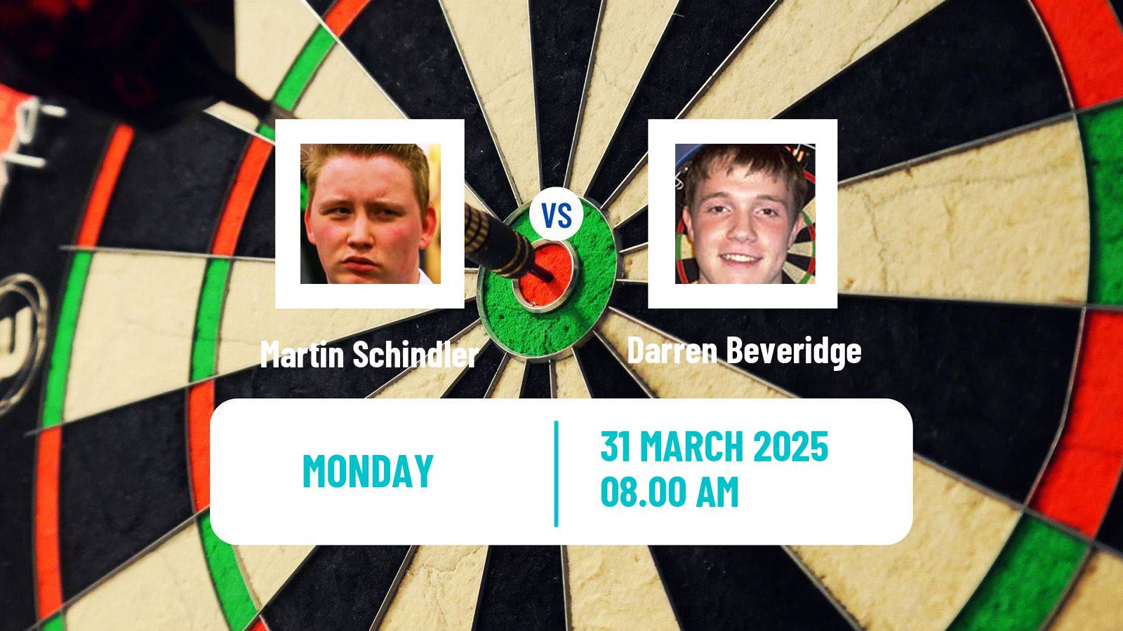 Darts Players Championship 9 Martin Schindler - Darren Beveridge