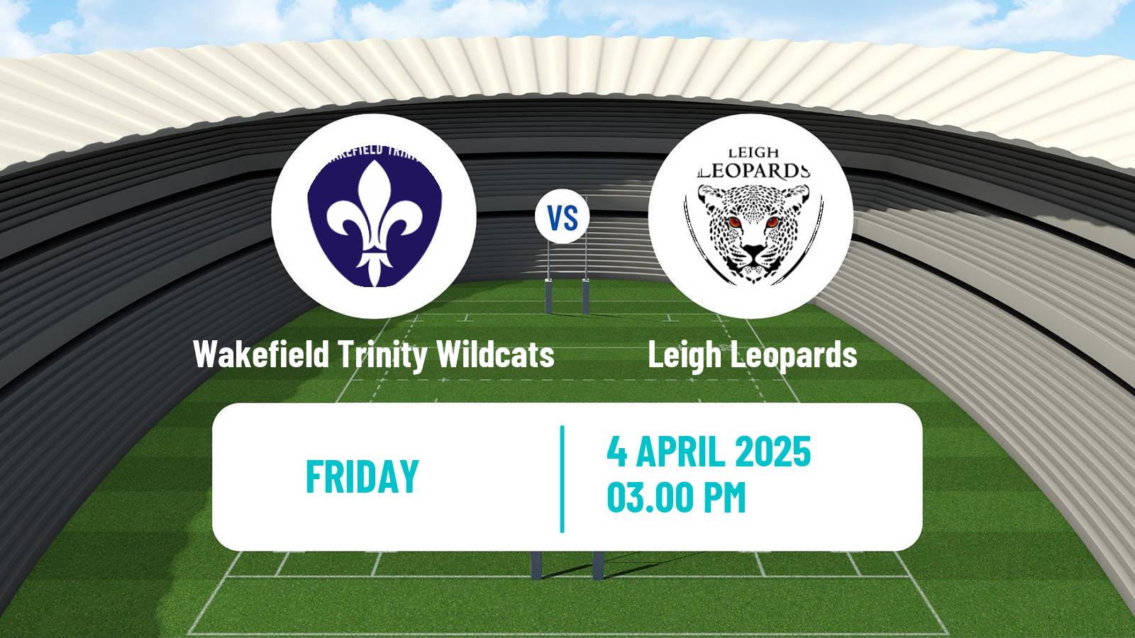 Rugby league Challenge Cup Rugby League Wakefield Trinity Wildcats - Leigh Leopards