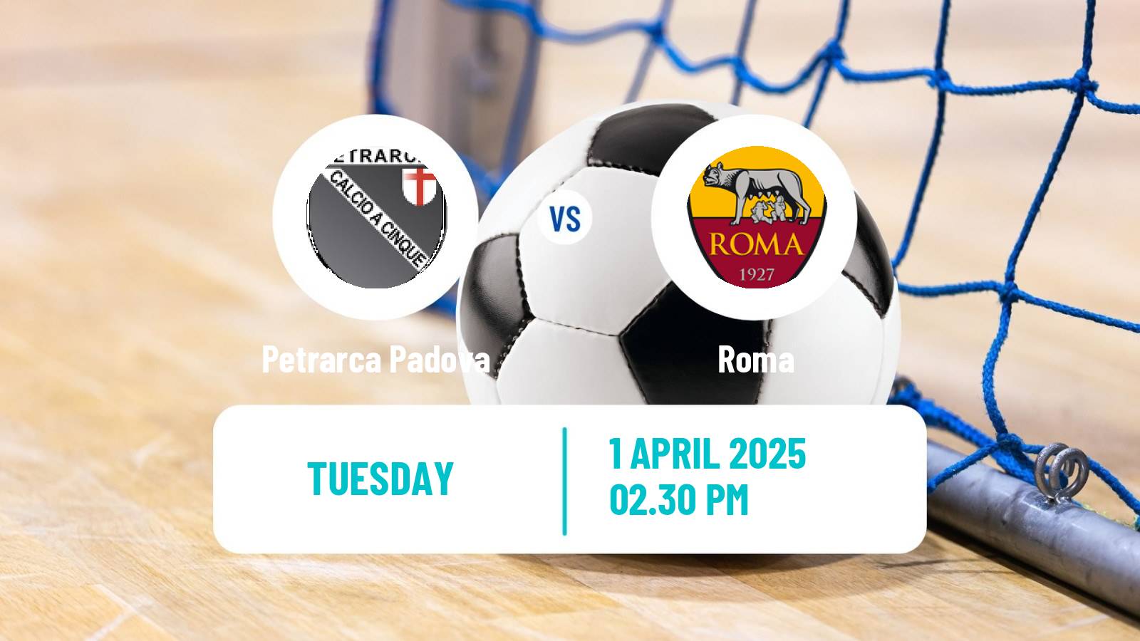 Futsal Italian Serie A Futsal Petrarca Padova - Roma