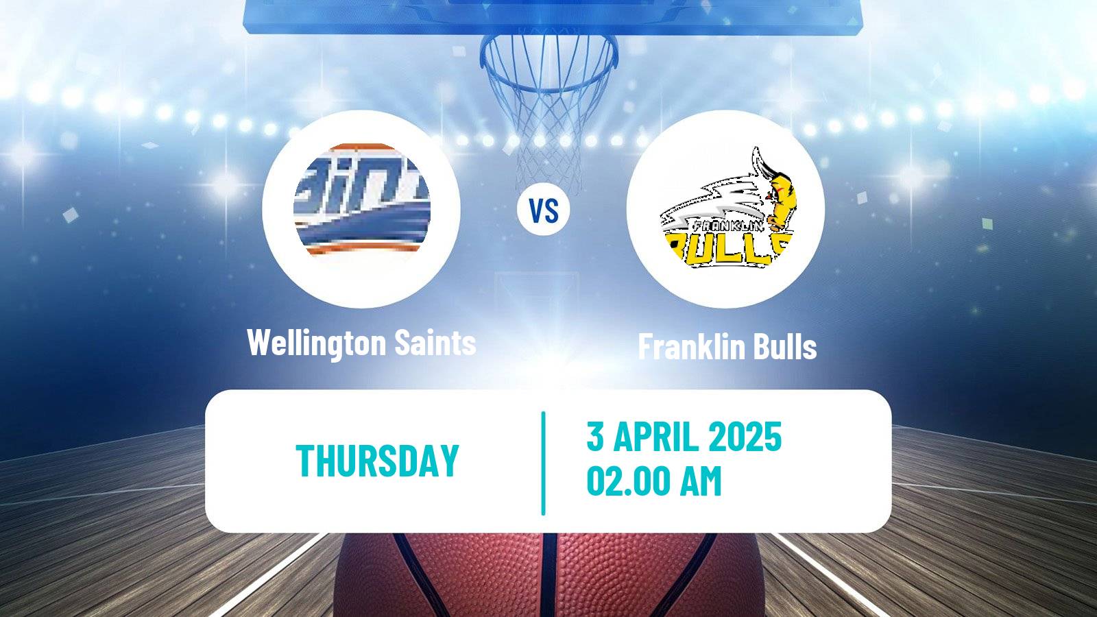 Basketball New Zealand NBL Wellington Saints - Franklin Bulls