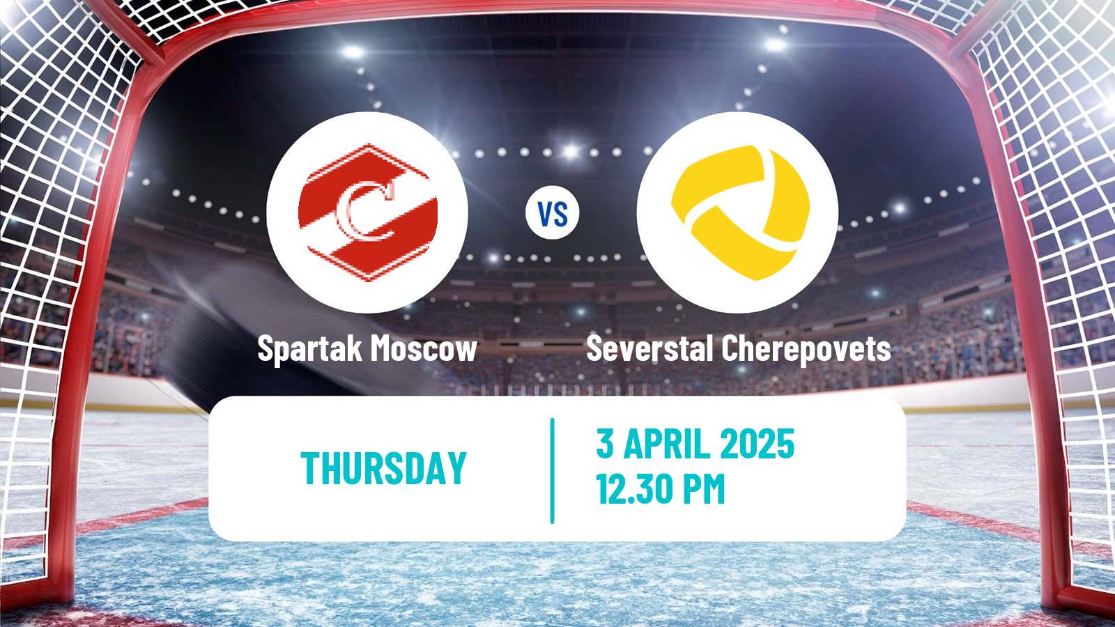 Hockey KHL Spartak Moscow - Severstal Cherepovets