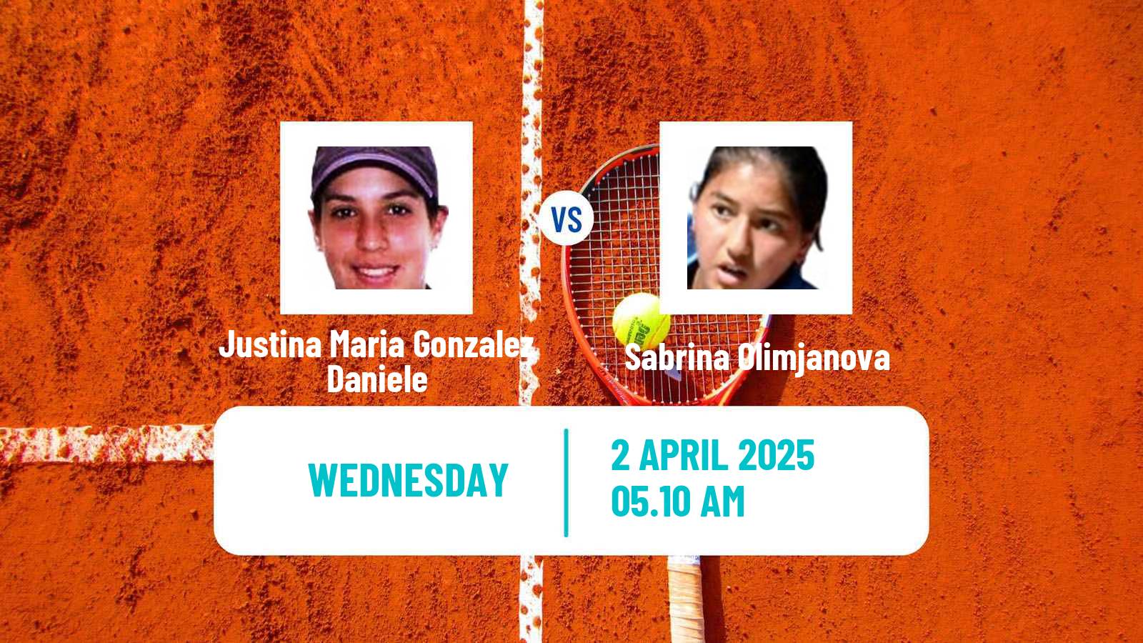 Tennis ITF W15 Antalya 9 Women Justina Maria Gonzalez Daniele - Sabrina Olimjanova