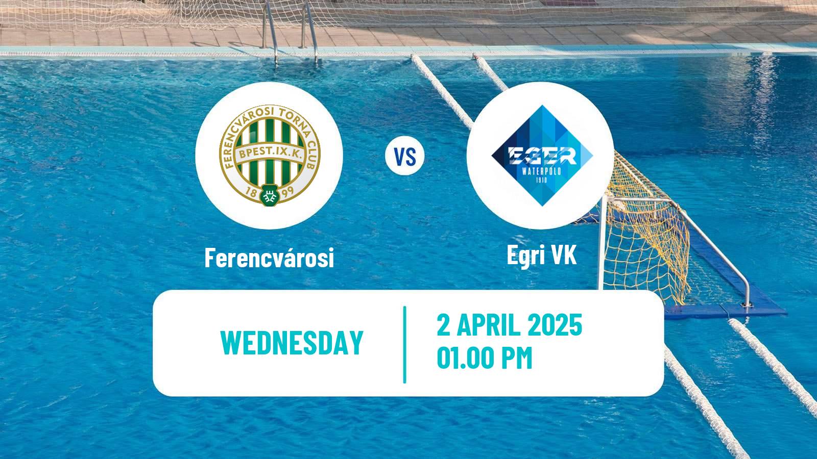 Water polo Hungarian OB I Water Polo Women Ferencvárosi - Egri VK
