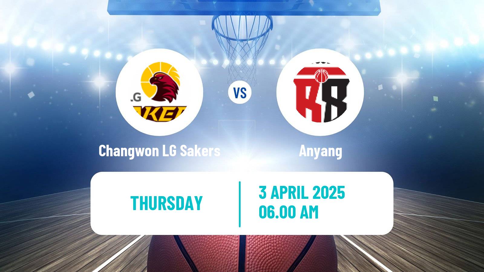 Basketball KBL Changwon LG Sakers - Anyang