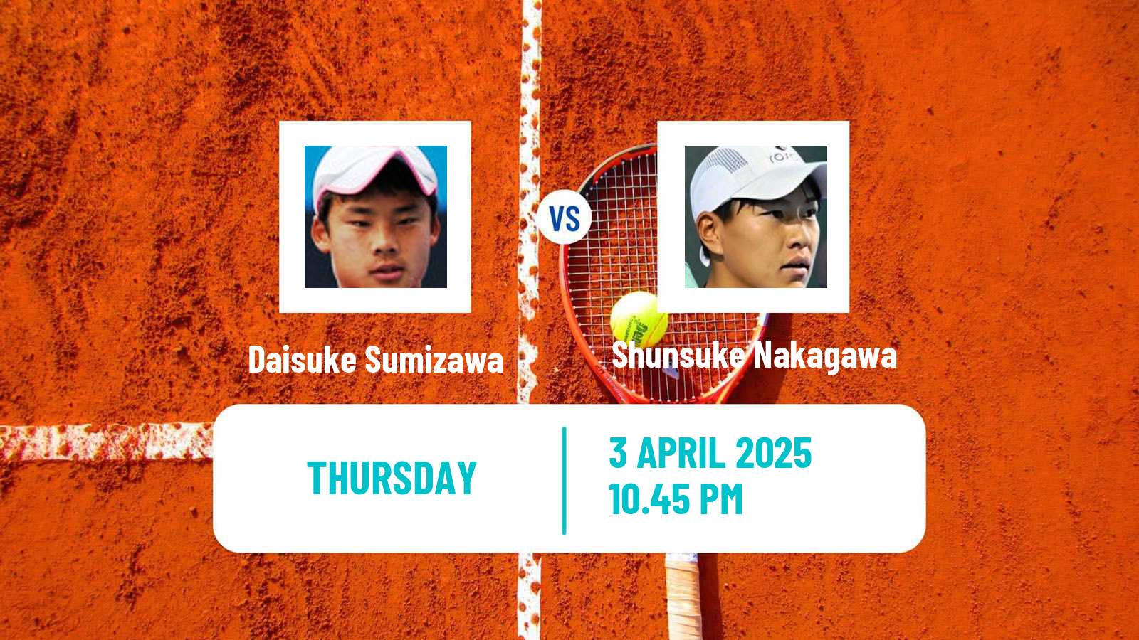 Tennis ITF M15 Kashiwa Men Daisuke Sumizawa - Shunsuke Nakagawa