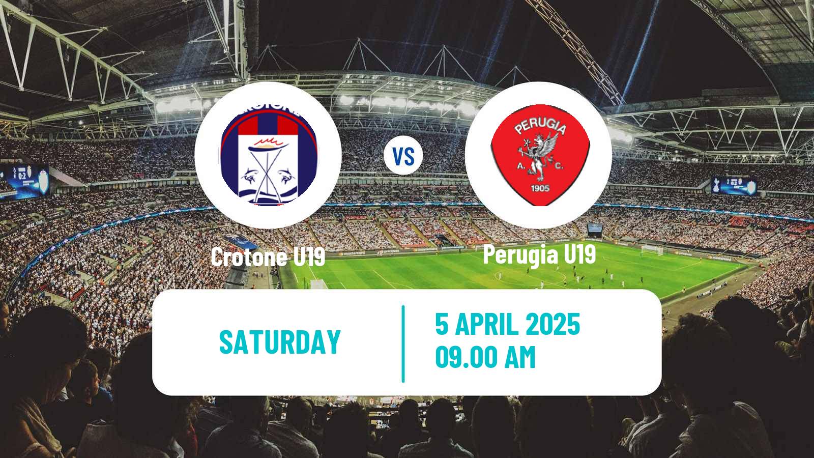 Soccer Italian Primavera 2 Crotone U19 - Perugia U19