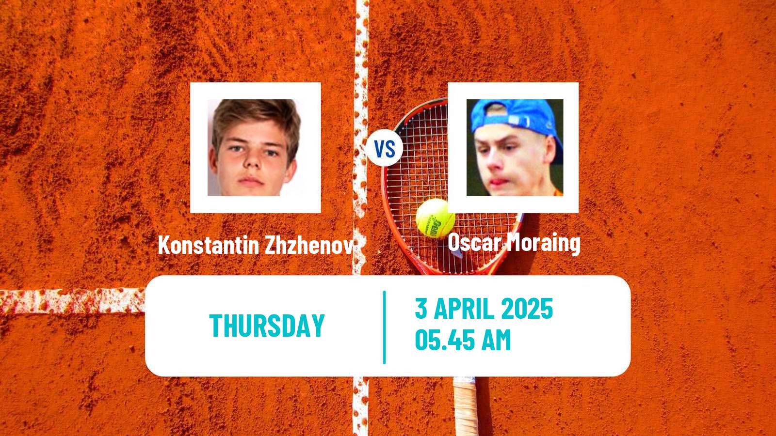 Tennis ITF M15 Sharm Elsheikh 10 Men Konstantin Zhzhenov - Oscar Moraing