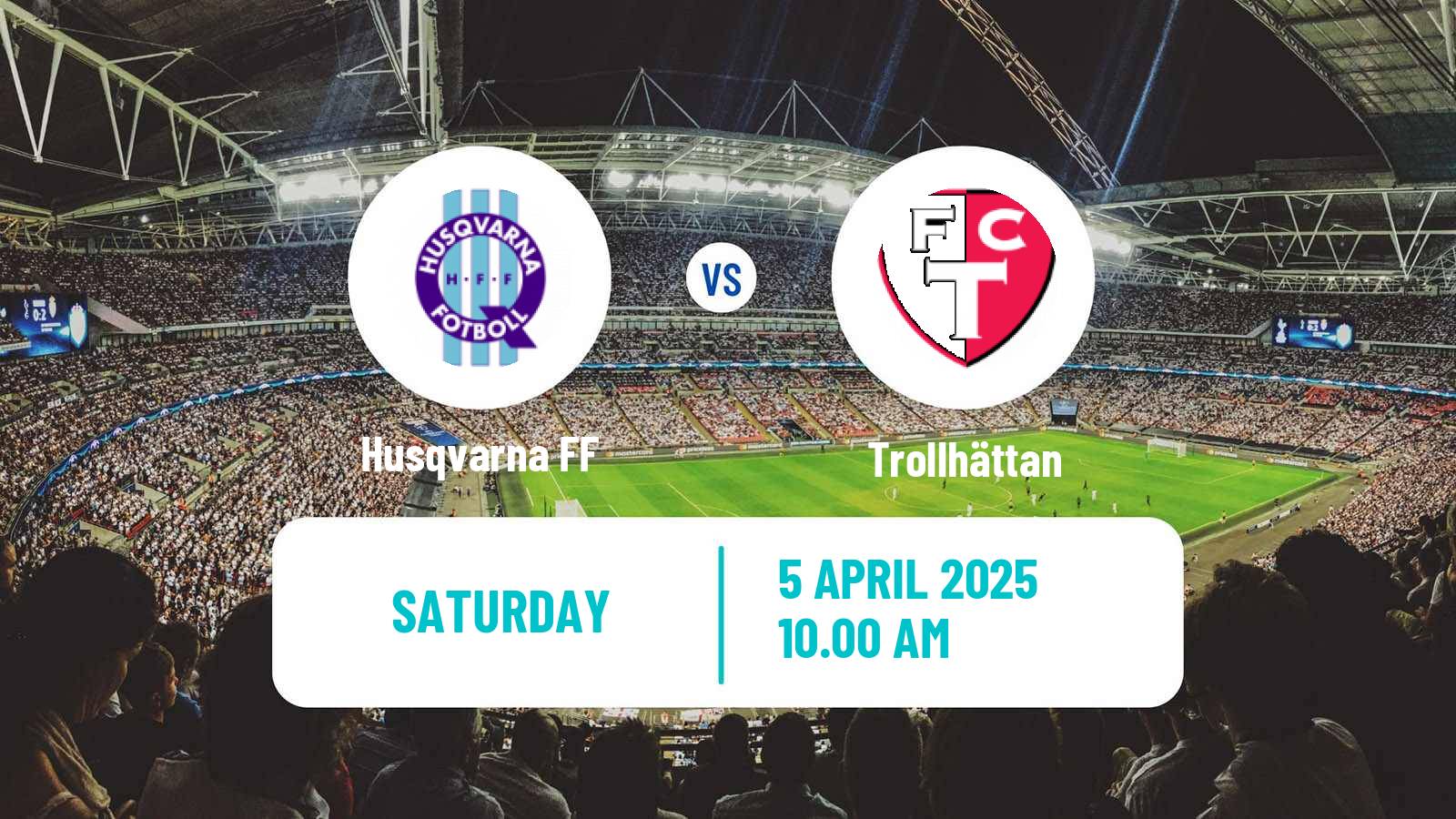 Soccer Swedish Division 1 Södra Husqvarna - Trollhättan