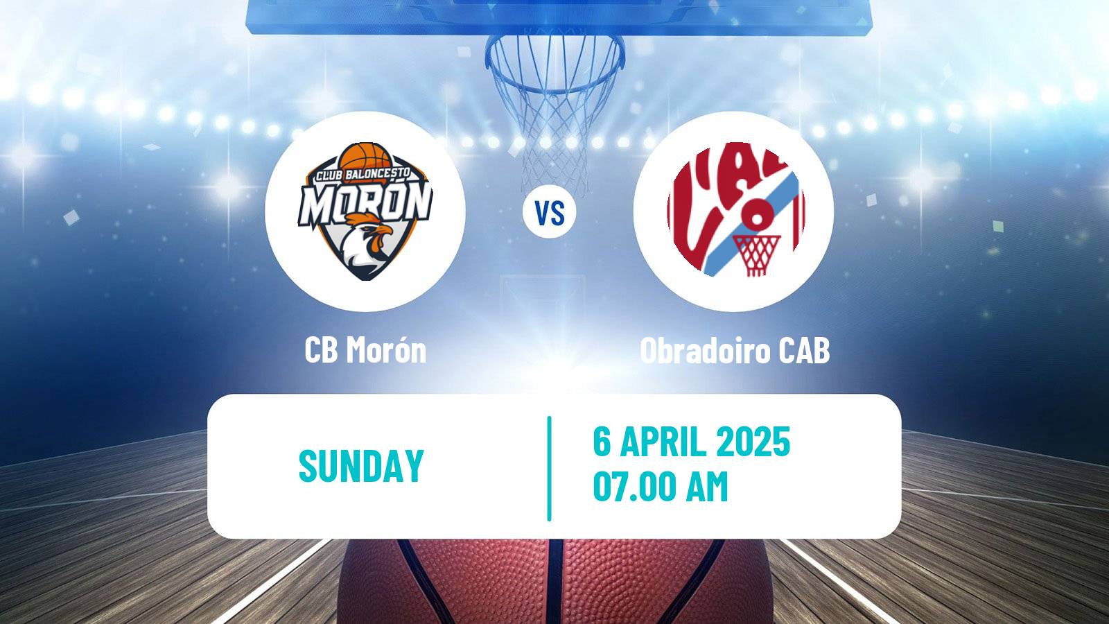 Basketball Spanish LEB Oro Morón - Obradoiro CAB