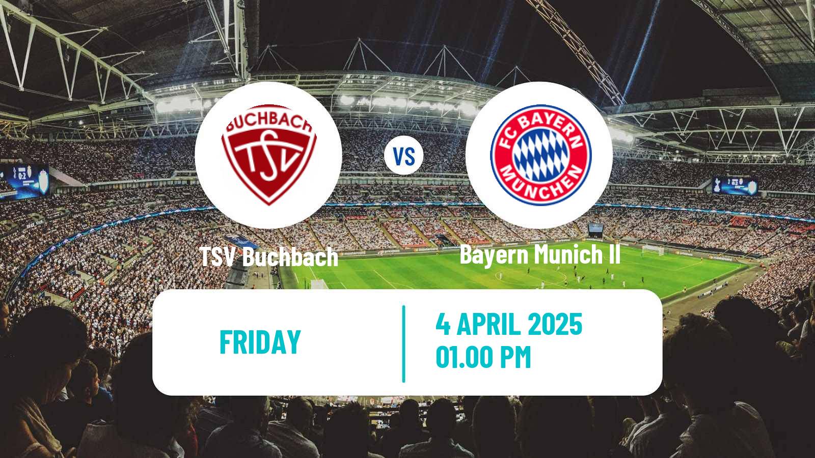 Soccer German Regionalliga Bayern Buchbach - Bayern Munich II
