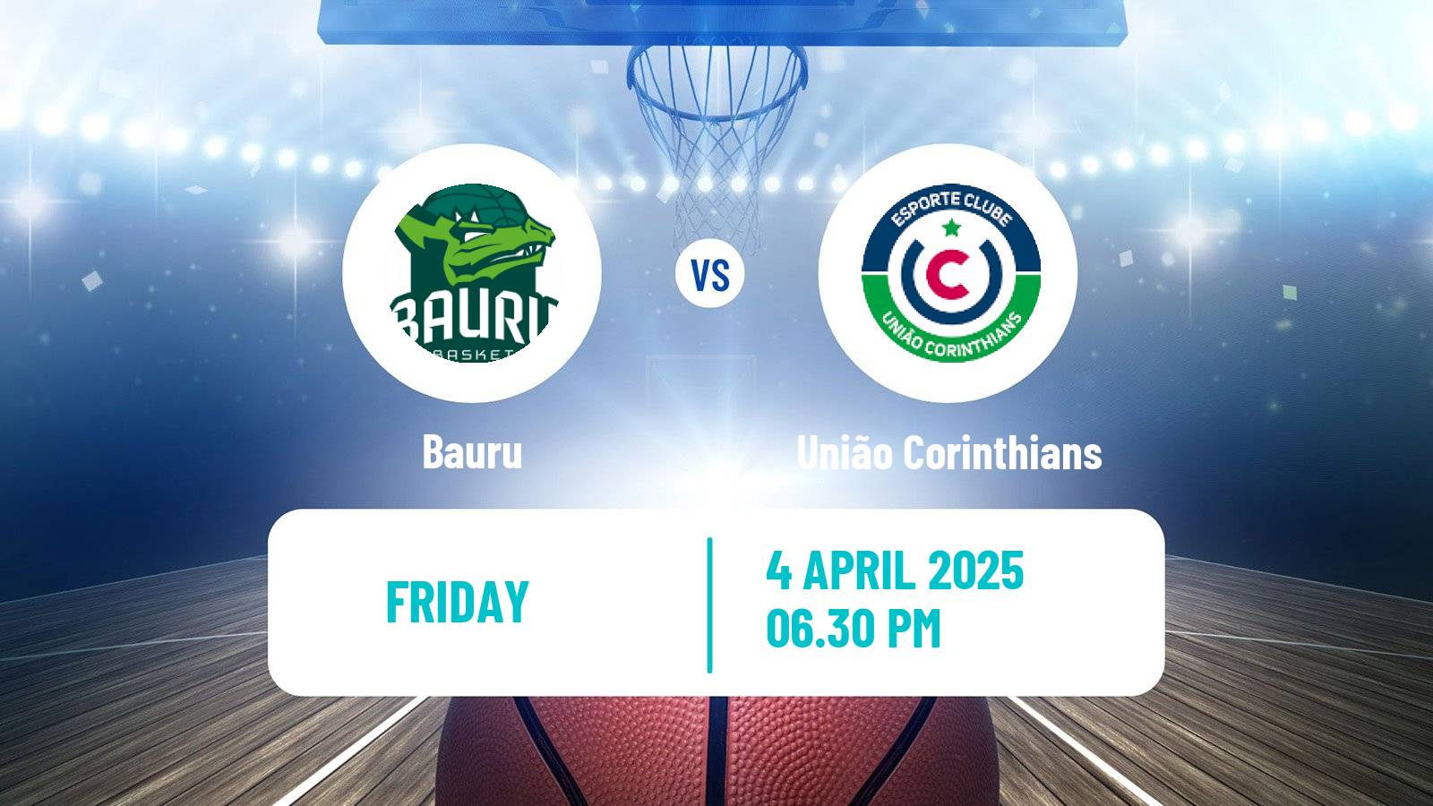 Basketball Brazilian NBB Bauru - União Corinthians