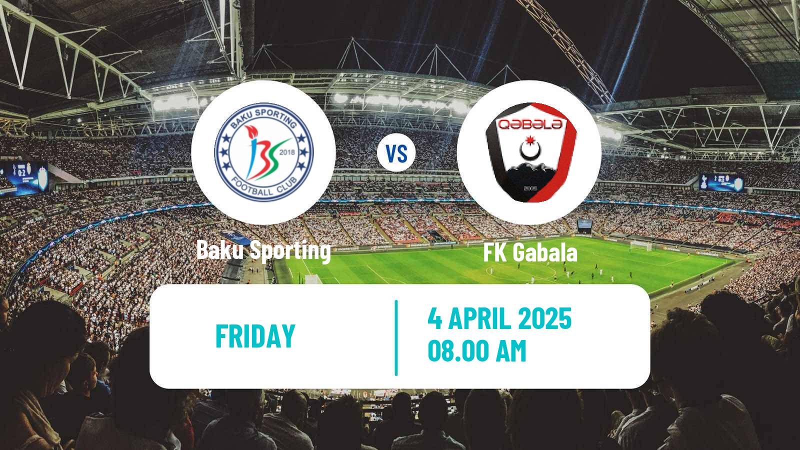 Soccer Azerbaijan First Division Baku Sporting - Gabala