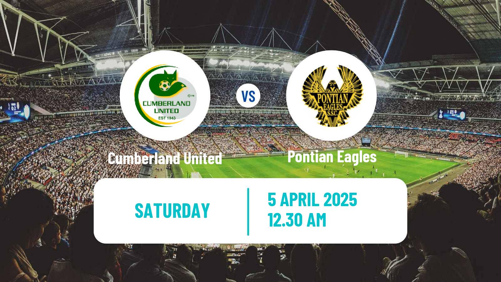 Soccer Australian SA State League Cumberland United - Pontian Eagles