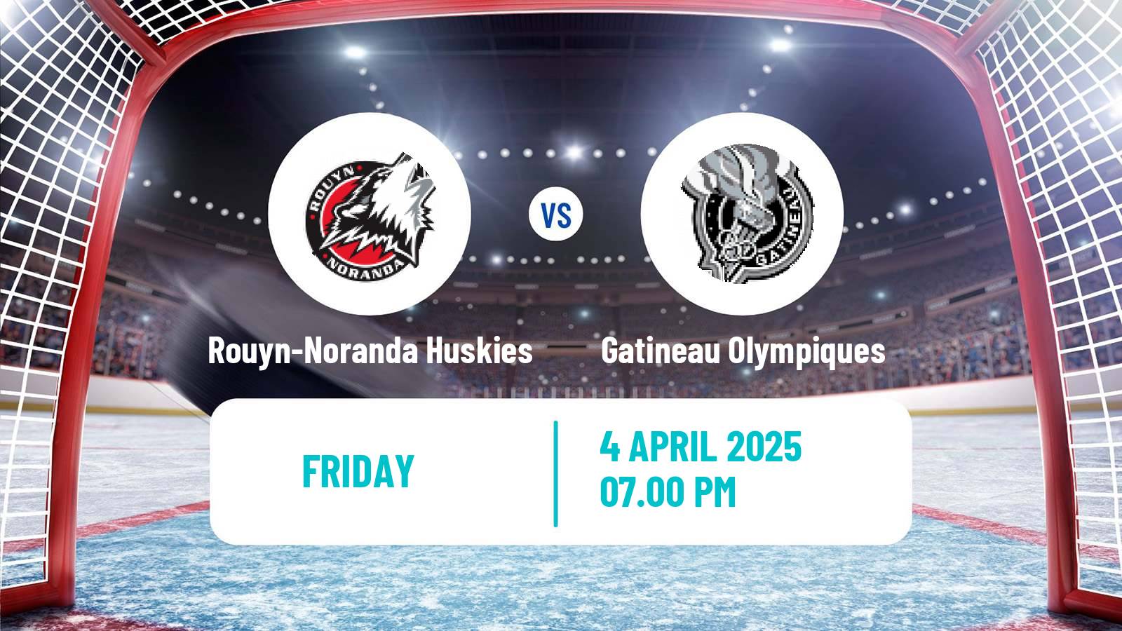 Hockey QMJHL Rouyn-Noranda Huskies - Gatineau Olympiques