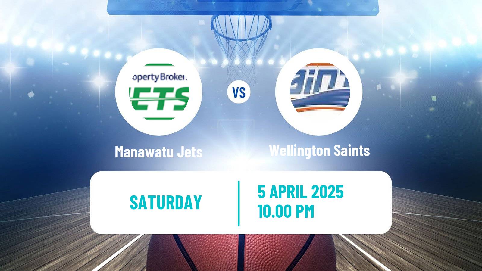 Basketball New Zealand NBL Manawatu Jets - Wellington Saints