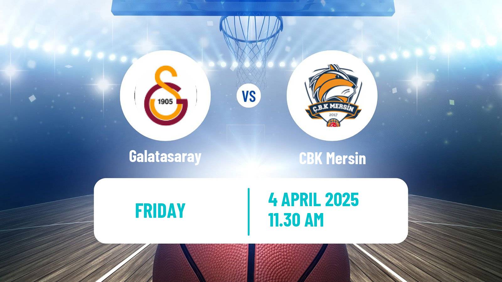 Basketball Turkish Basketball League Women Galatasaray - CBK Mersin