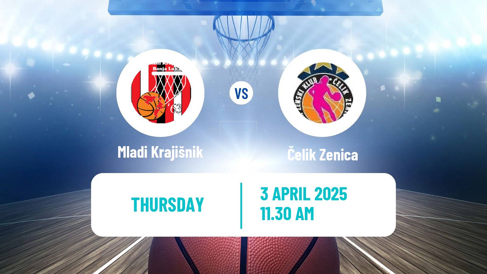 Basketball Bosnian Prvenstvo Basketball Women Mladi Krajišnik - Čelik Zenica