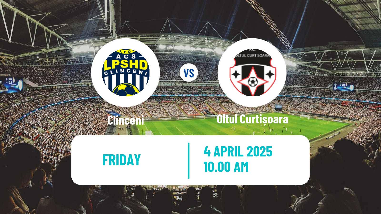 Soccer Romanian Liga 3 - Seria 4 Clinceni - Oltul Curtișoara