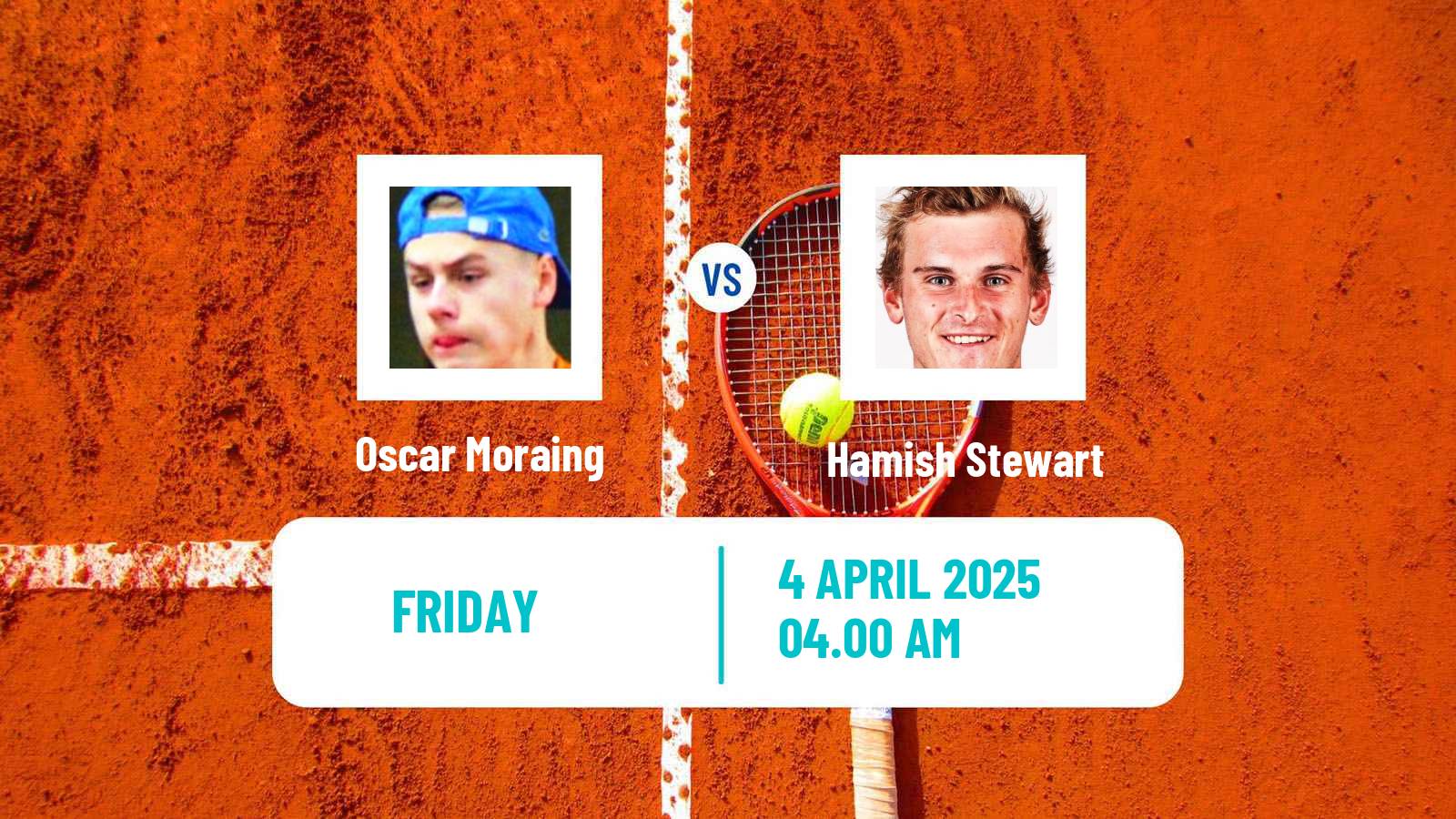 Tennis ITF M15 Sharm Elsheikh 10 Men Oscar Moraing - Hamish Stewart