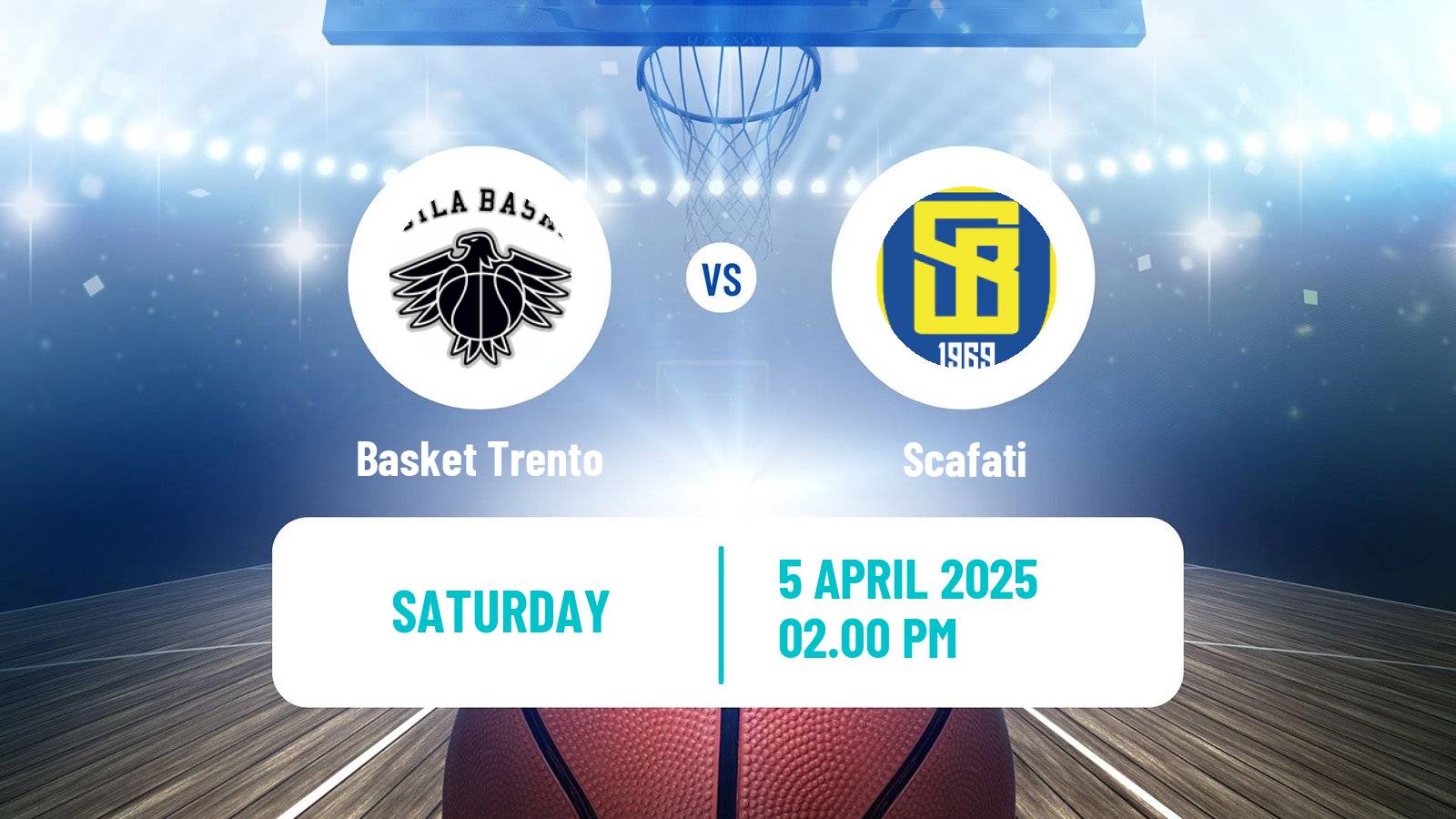 Basketball Italian Lega A Basketball Basket Trento - Scafati