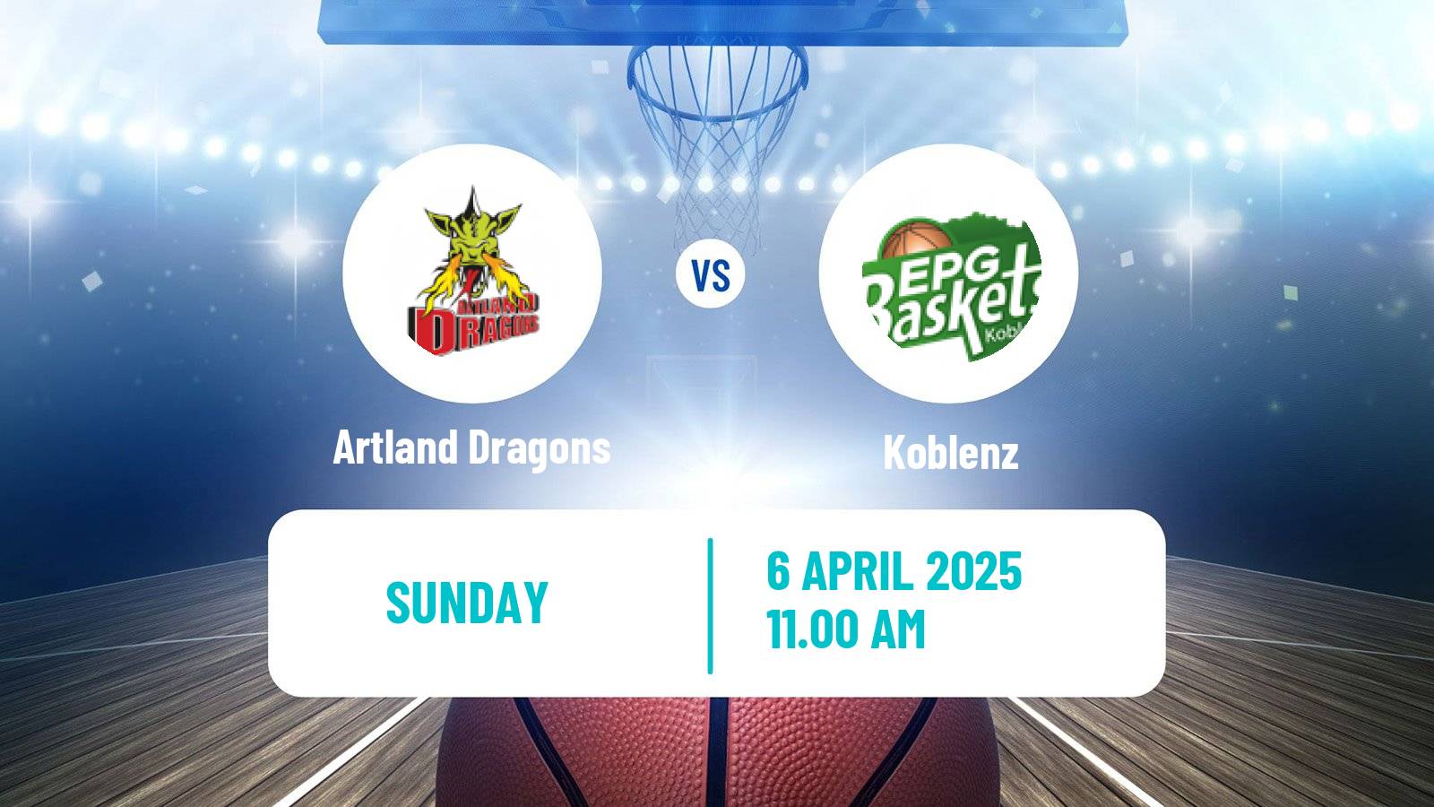 Basketball German Pro A Basketball Artland Dragons - Koblenz