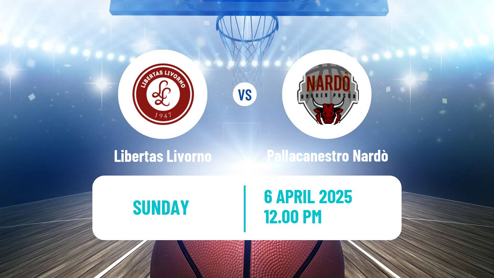 Basketball Italian Serie A2 Basketball Libertas Livorno - Pallacanestro Nardò