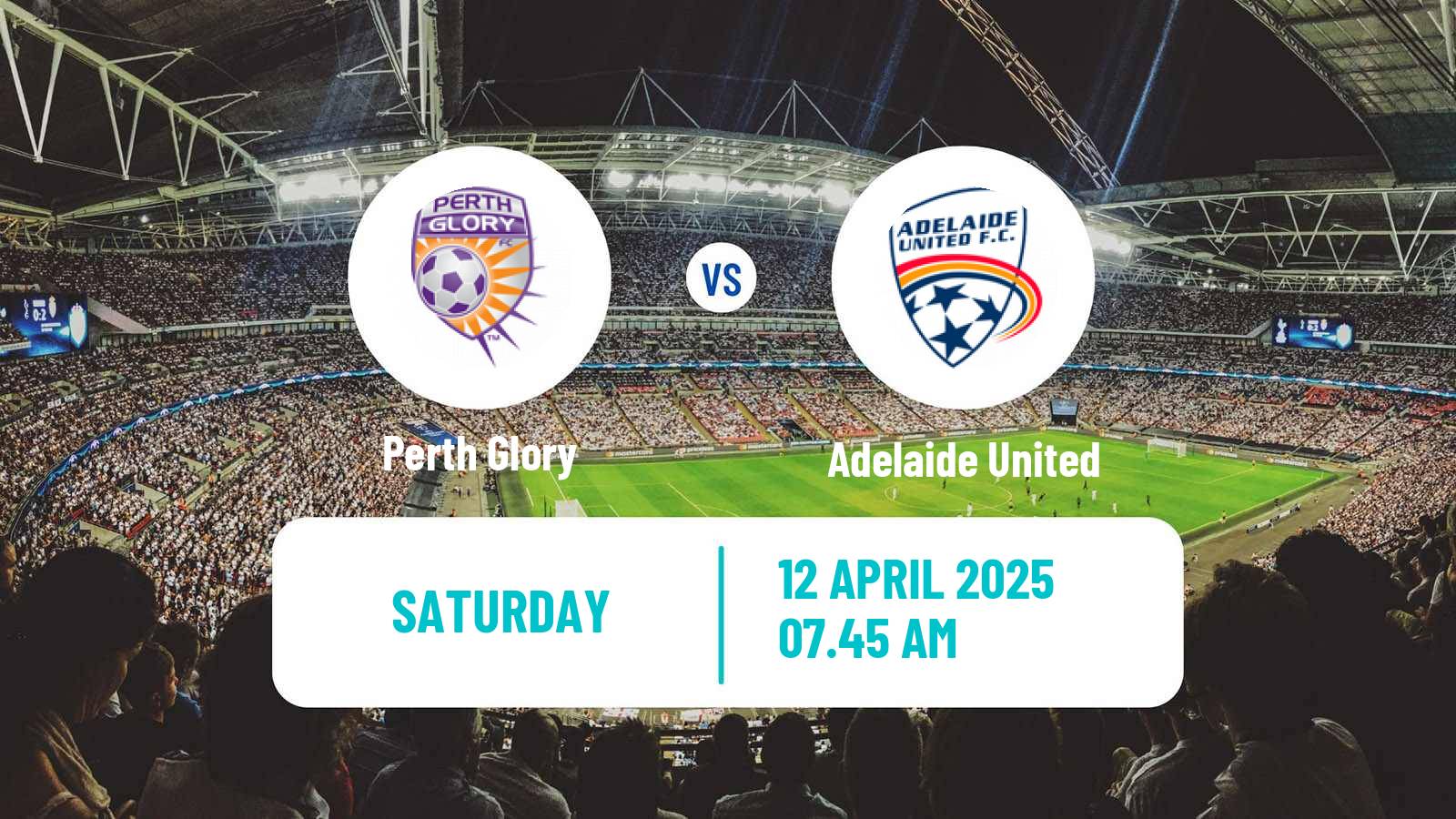 Soccer Australian A-League Perth Glory - Adelaide United