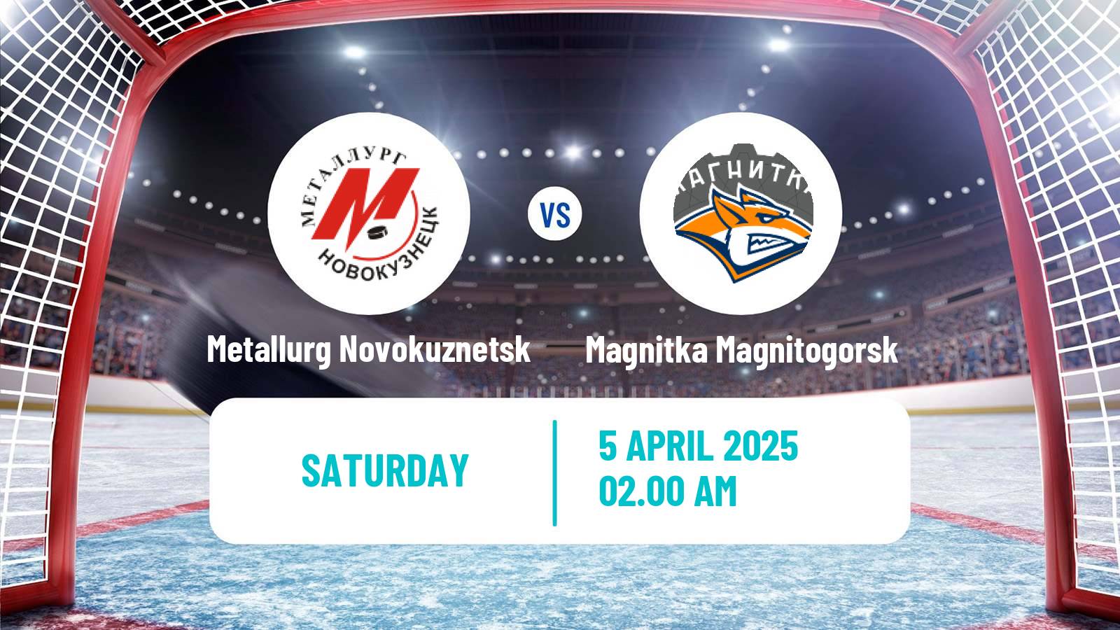 Hockey VHL Metallurg Novokuznetsk - Magnitka Magnitogorsk