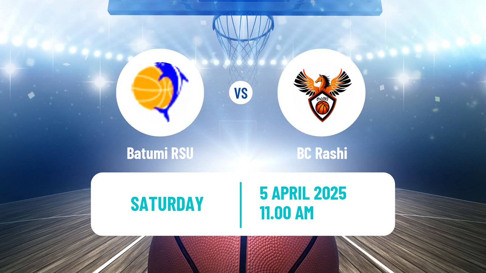 Basketball Georgian Superleague Basketball Batumi RSU - Rashi