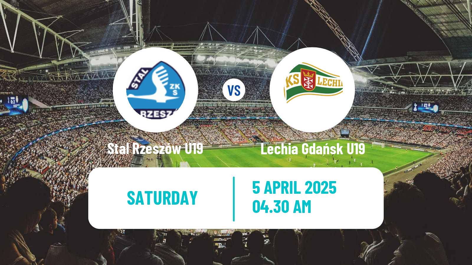 Soccer Polish Central Youth League Stal Rzeszów U19 - Lechia Gdańsk U19