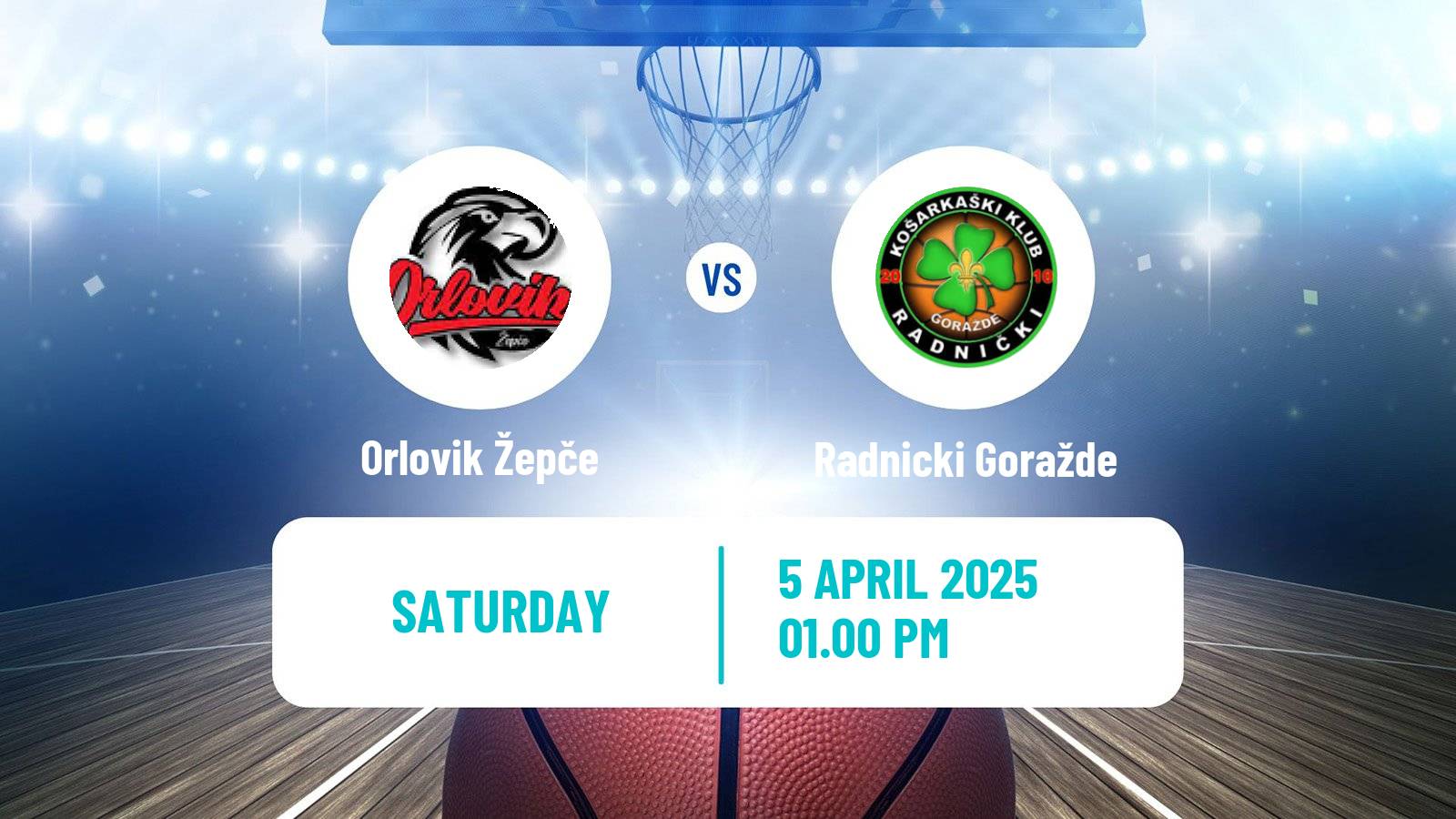 Basketball Bosnian Prvenstvo Basketball Orlovik Žepče - Radnicki Goražde