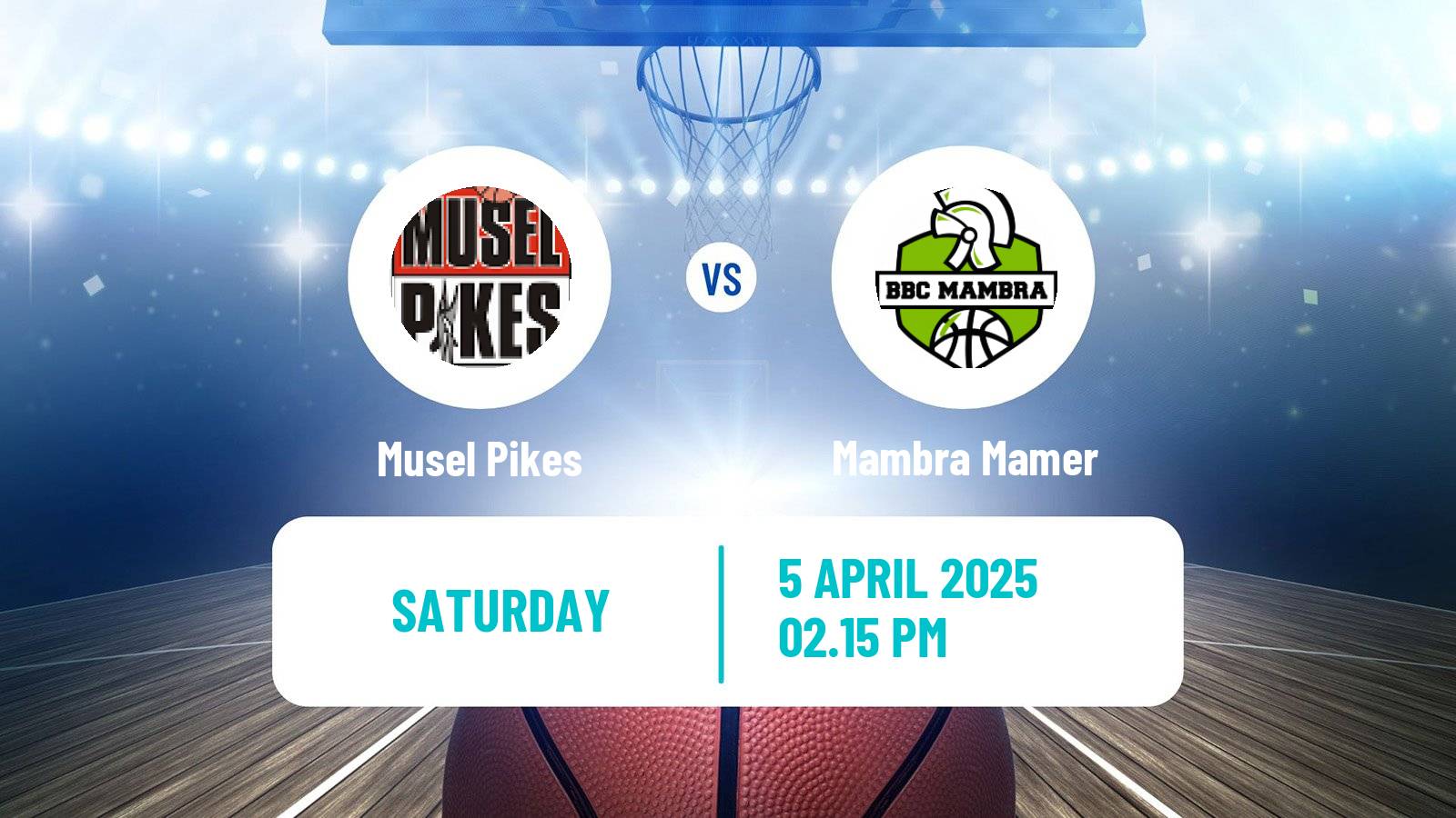 Basketball Luxembourg LBBL Basketball Musel Pikes - Mambra Mamer