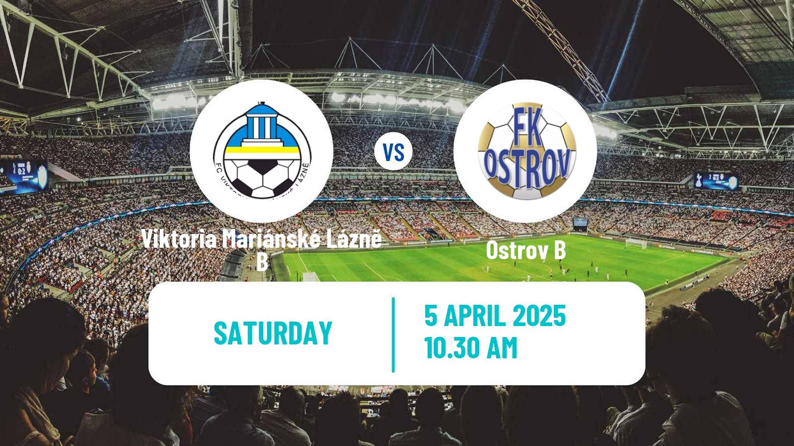 Soccer Czech Karlovarsky KP Viktoria Mariánské Lázně B - Ostrov B