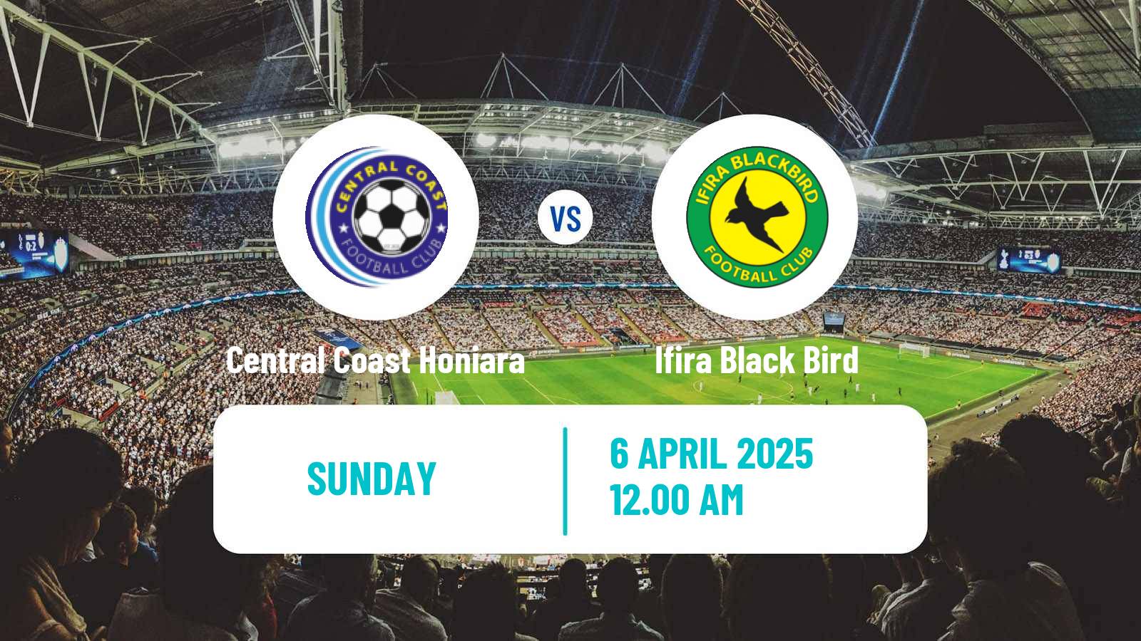 Soccer OFC Champions League Central Coast Honiara - Ifira Black Bird