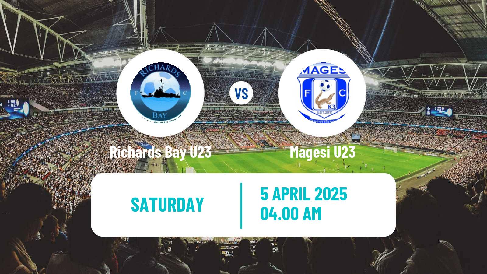 Soccer South African Diski Challenge Richards Bay U23 - Magesi U23