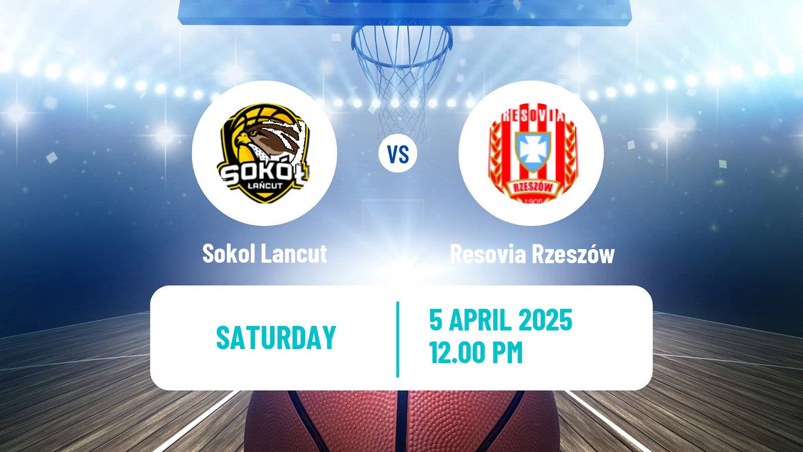 Basketball Polish 1 Liga Basketball Sokol Lancut - Resovia Rzeszów