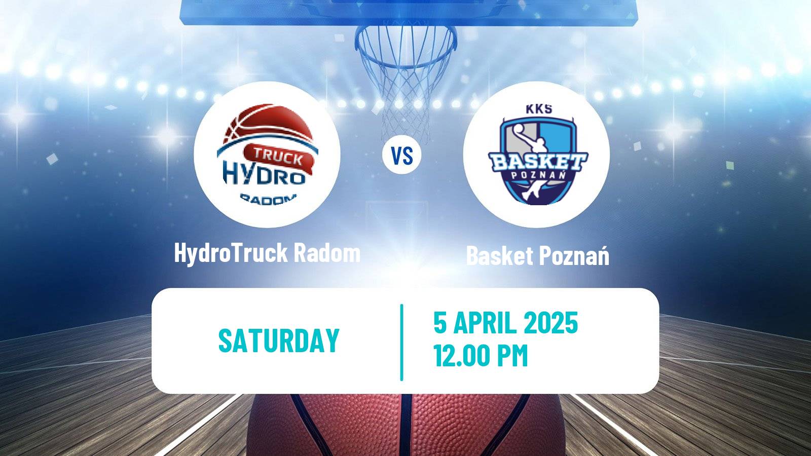 Basketball Polish 1 Liga Basketball HydroTruck Radom - Basket Poznań