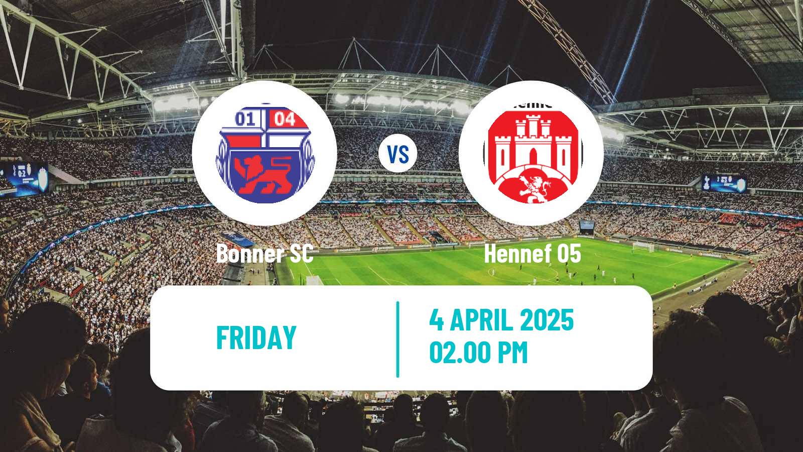 Soccer German Oberliga Mittelrhein Bonner - Hennef 05
