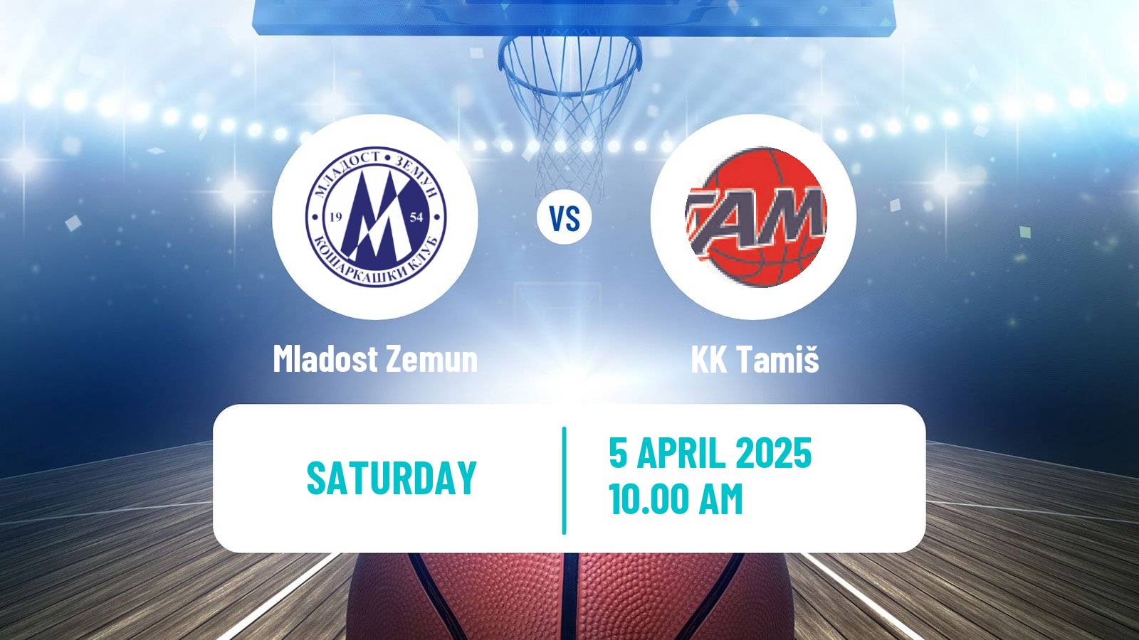 Basketball Serbian First League Basketball Mladost Zemun - Tamiš