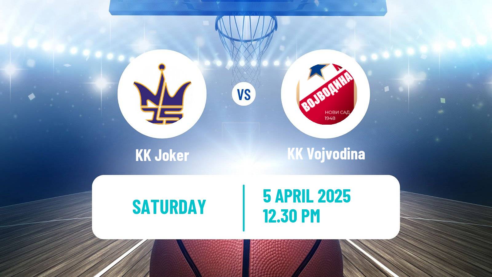 Basketball Serbian First League Basketball Joker - Vojvodina