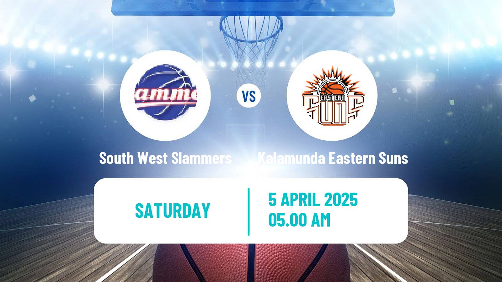Basketball Australian NBL1 West Women South West Slammers - Kalamunda Eastern Suns