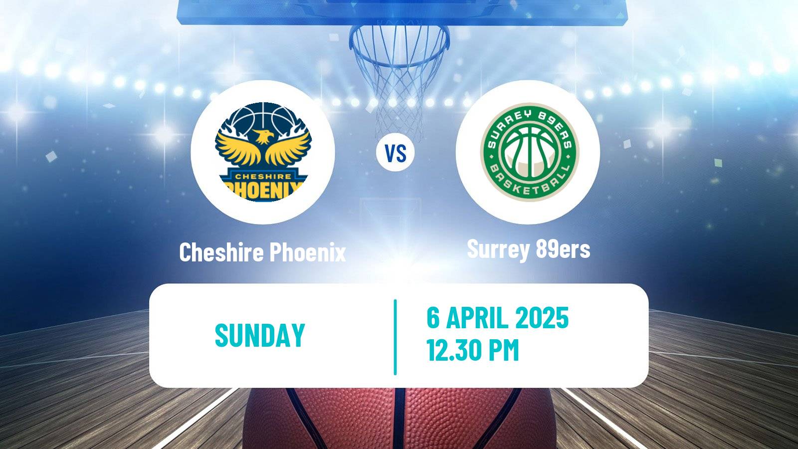 Basketball British Basketball League Cheshire Phoenix - Surrey 89ers