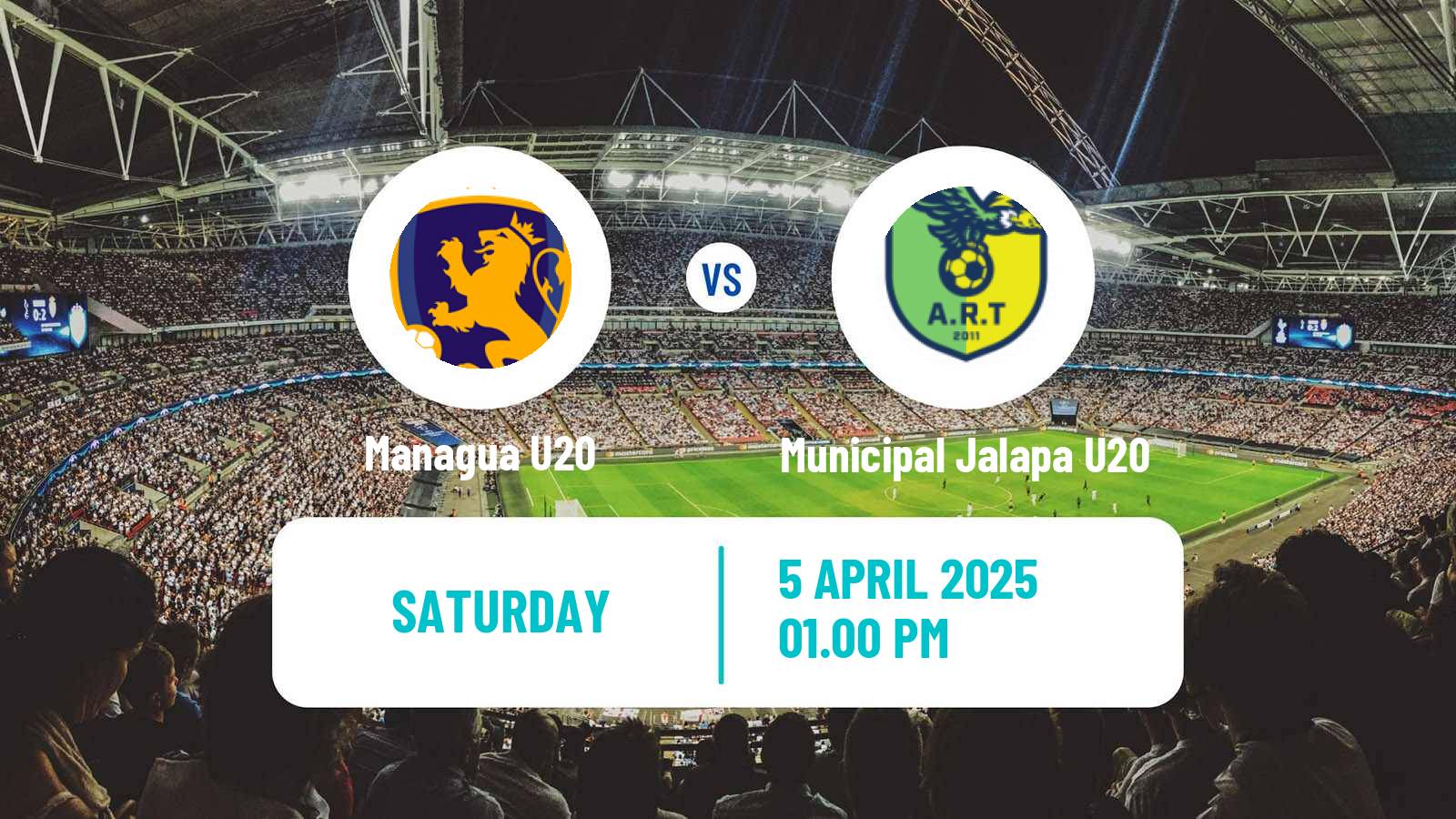 Soccer Nicaraguan Liga Primera U20 Managua U20 - Municipal Jalapa U20