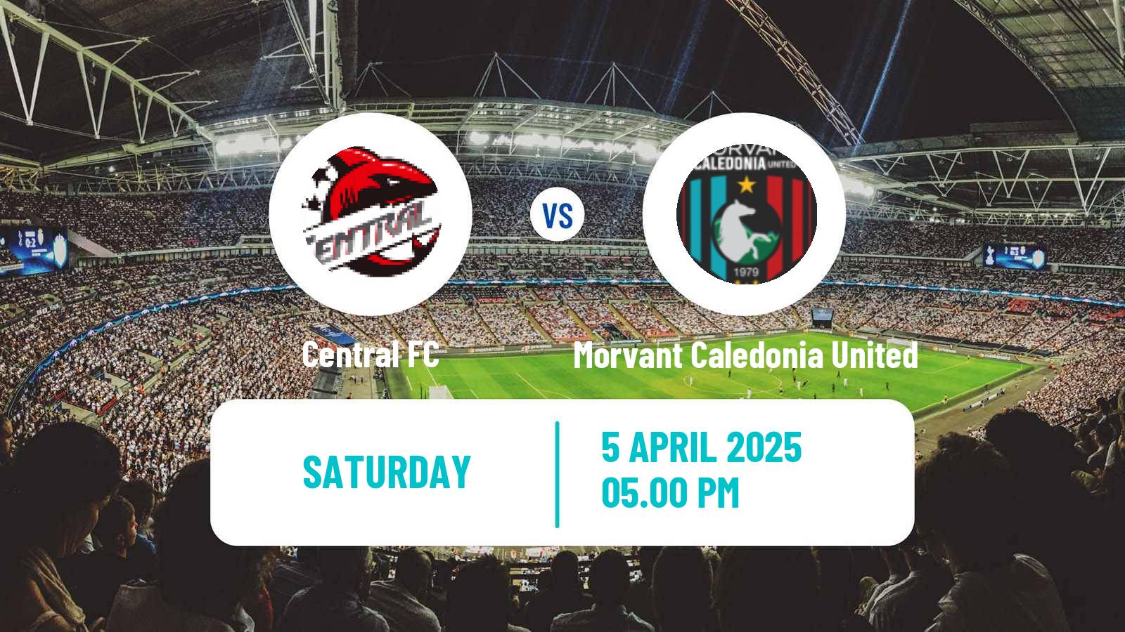 Soccer Trinidad and Tobago Premier League Central FC - Morvant Caledonia United