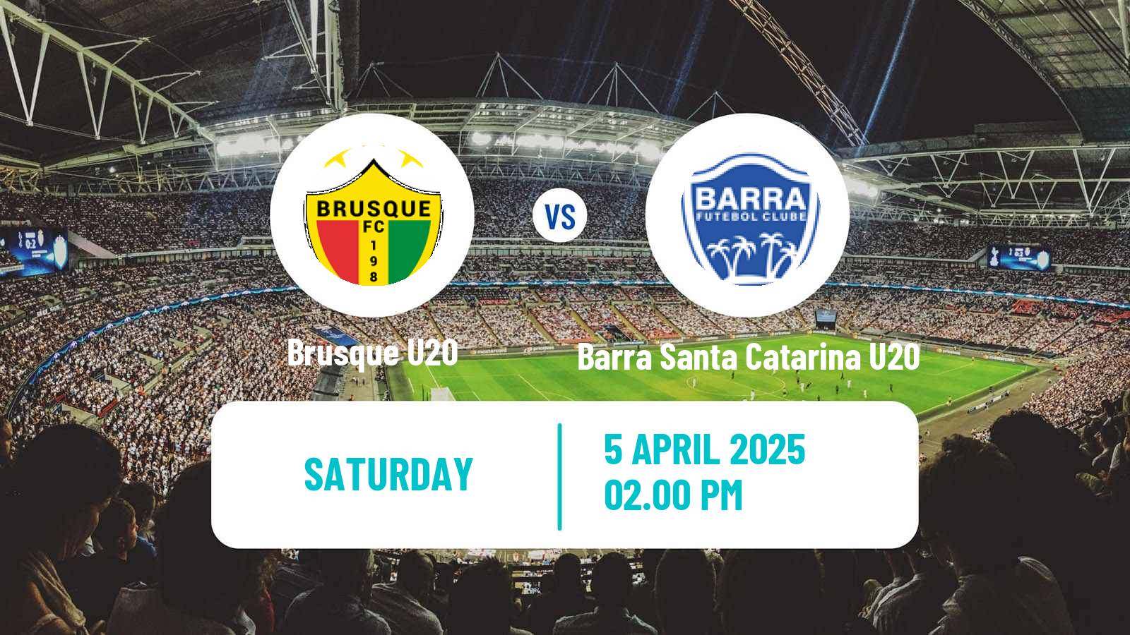 Soccer Brazilian Catarinense U20 Brusque U20 - Barra Santa Catarina U20