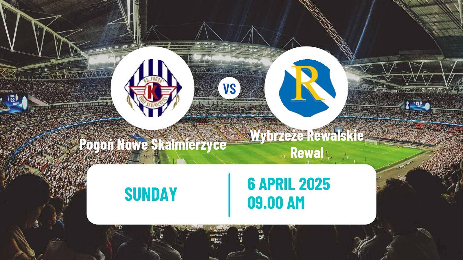 Soccer Polish Division 3 - Group II Pogoń Nowe Skalmierzyce - Wybrzeże Rewalskie Rewal
