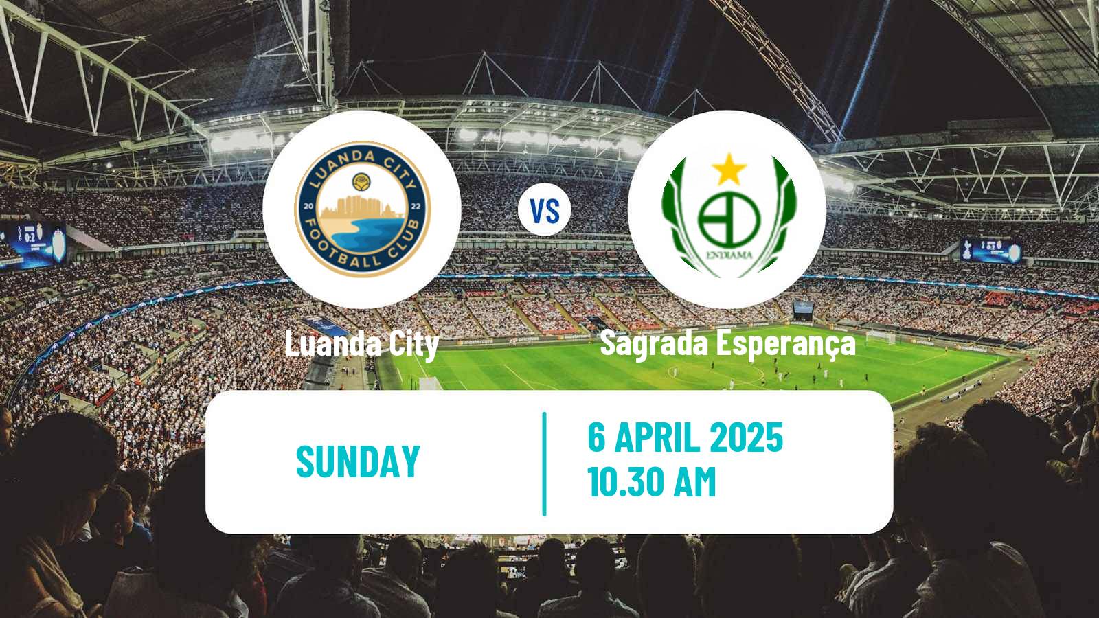 Soccer Angolan Girabola Luanda City - Sagrada Esperança