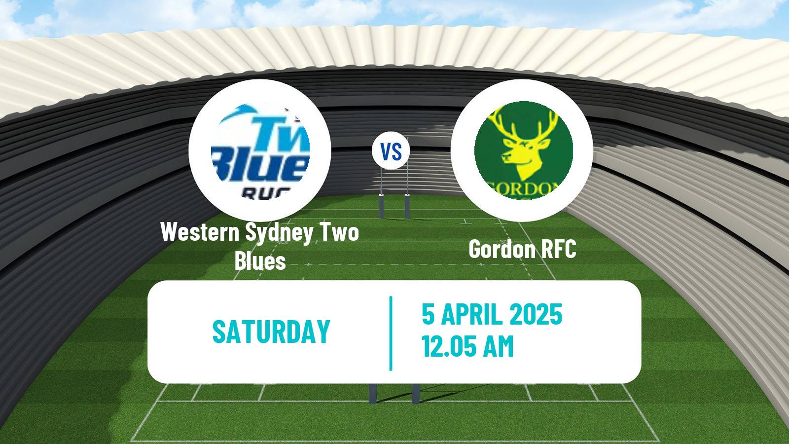 Rugby union Australian Shute Shield Western Sydney Two Blues - Gordon